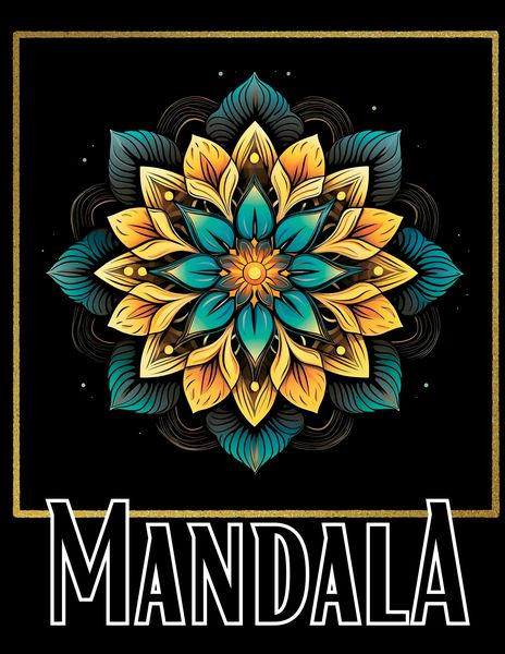Produktbild: Black Mandala- Das Malbuch