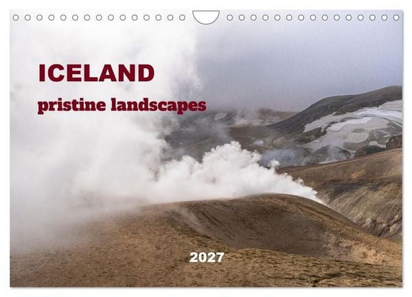 Produktbild: ICELAND pristine landscapes (Wall Calendar 2027 DIN A4 landscape), CALVENDO 12 Month Wall Calendar