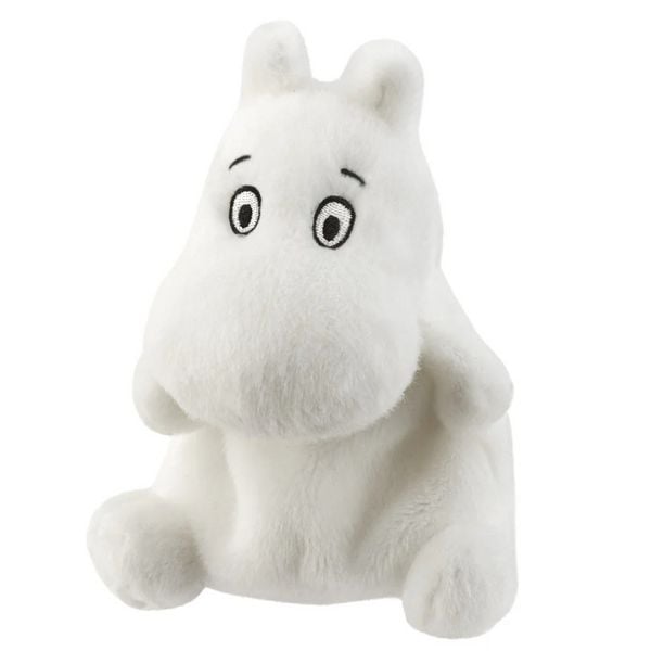 Produktbild: Aurora 61576 - Moomin Palm Pals, wei&szlig;, Mumin-Pl&uuml;schfigur, ca.13 cm