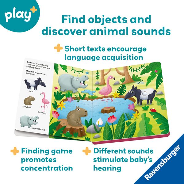 Produktbild: Play+ Shh ... who's there? Jungle Animals