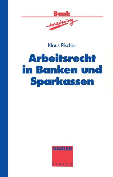 Produktbild: Arbeitsrecht in Banken und Sparkassen