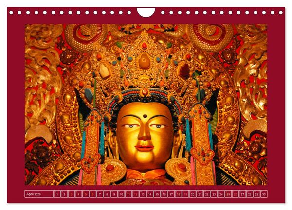 Produktbild: Buddhas & Bhodisattvas (Wandkalender 2026 DIN A4 quer), CALVENDO Monatskalender
