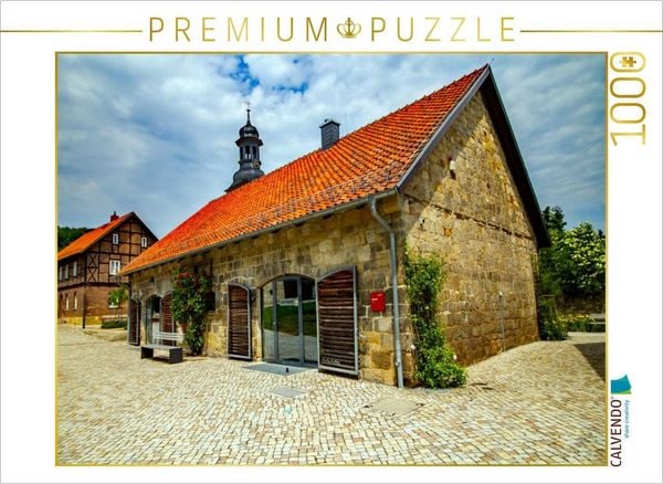 CALVENDO Puzzle Kloster Michaelstein - die Remise | 1000 Teile Lege-Größe 64x48cm Foto-Puzzle für glückliche Stunden