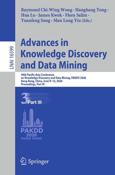 Produktbild: Advances in Knowledge Discovery and Data Mining