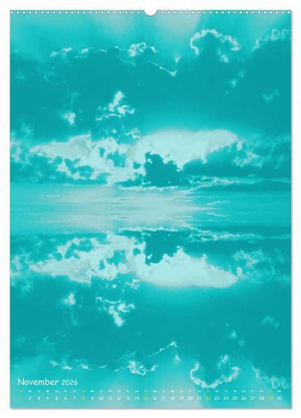 Produktbild: Aquarelle am Himmel (hochwertiger Premium Wandkalender 2026 DIN A2 hoch), Kunstdruck in Hochglanz