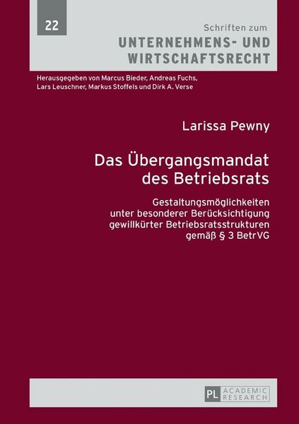 Produktbild: Das &Uuml;bergangsmandat des Betriebsrats
