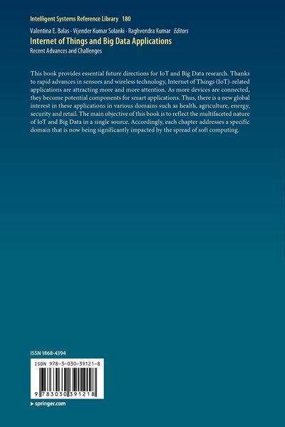 Produktbild: Internet of Things and Big Data Applications