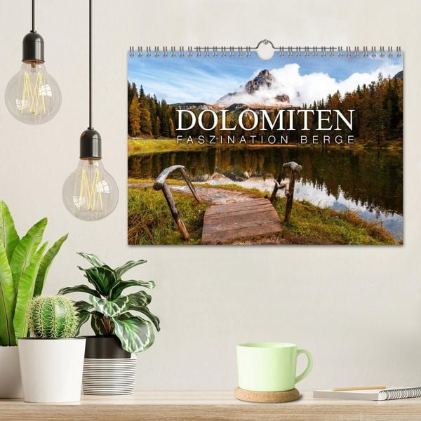 Produktbild: Die Dolomiten - Faszination Berge (Wandkalender 2027 DIN A4 quer), CALVENDO Monatskalender