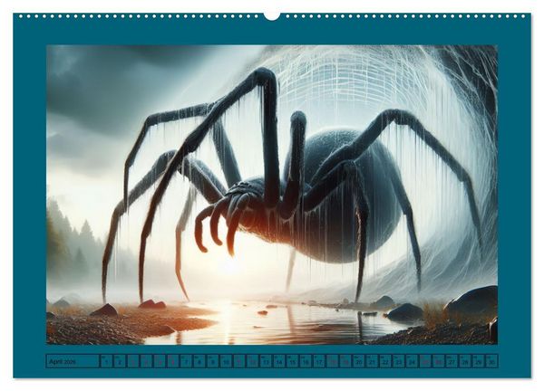 Produktbild: Im Reich der Riesenspinnen (Wandkalender 2026 DIN A2 quer), CALVENDO Monatskalender