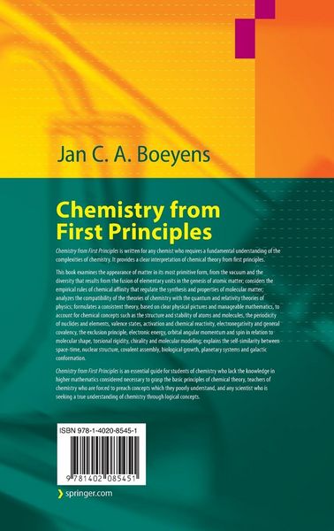 Produktbild: Chemistry from First Principles
