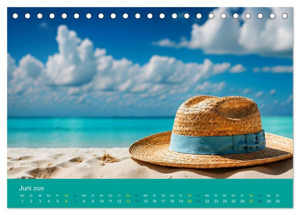 Produktbild: Ausblick aufs Meer - traumhafte Momente (Tischkalender 2026 DIN A5 quer), CALVENDO Monatskalender