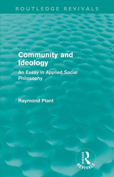 Produktbild: Community and Ideology (Routledge Revivals)