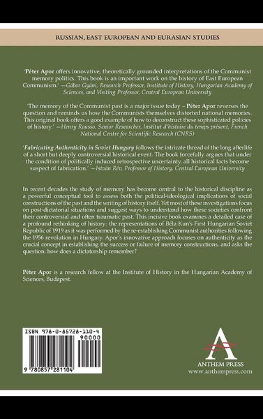 Produktbild: Fabricating Authenticity in Soviet Hungary