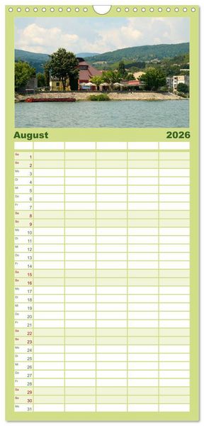Produktbild: Familienplaner 2026 - Streifz&uuml;ge durch die Walachei mit 5 Spalten (Wandkalender, 21 x 45 cm) CALVENDO