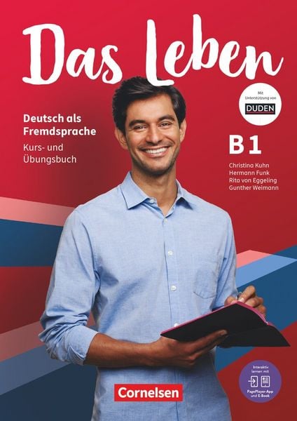 Produktbild: Das Leben - Deutsch als Fremdsprache - Allgemeine Ausgabe - B1: Gesamtband. Kurs- und Übungsbuch - Mit PagePlayer-App
