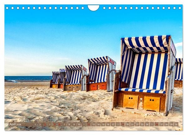 Produktbild: INSELLIEBE NORDERNEY (Wandkalender 2026 DIN A4 quer), CALVENDO Monatskalender