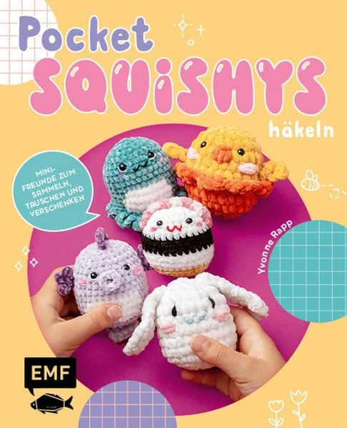 Produktbild: Pocket-Squishys h&auml;keln - Kleine Pl&uuml;schtiere f&uuml;r Squishmallow- und Micromallow-Fans