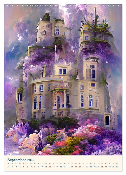Produktbild: Colors of Dreams - AI-ART (Wandkalender 2026 DIN A2 hoch), CALVENDO Monatskalender
