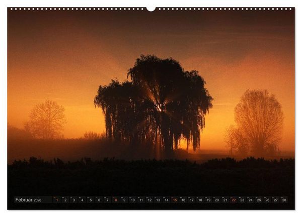 Produktbild: Zauberhafte Abendstimmung (hochwertiger Premium Wandkalender 2026 DIN A2 quer), Kunstdruck in Hochglanz
