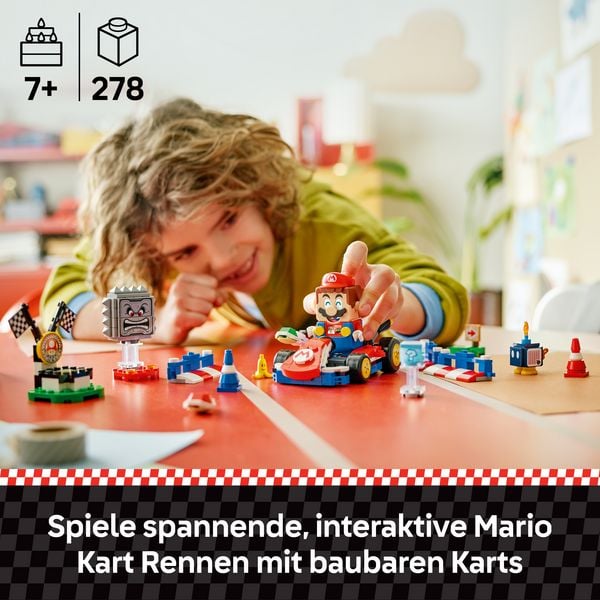 Produktbild: LEGO Super Mario 72043 Mario Kart - Interaktiver LEGO Mario & Standard-Kart