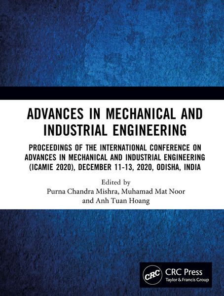 Produktbild: Advances in Mechanical and Industrial Engineering