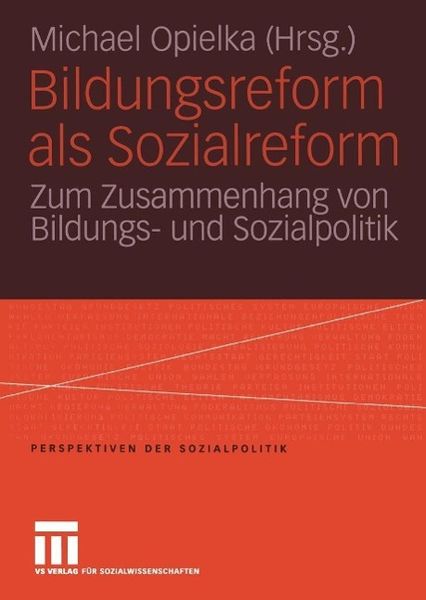 Produktbild: Bildungsreform als Sozialreform