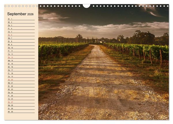 Produktbild: Weinanbau. Von der Traube zum Wein (Wandkalender 2026 DIN A3 quer), CALVENDO Monatskalender