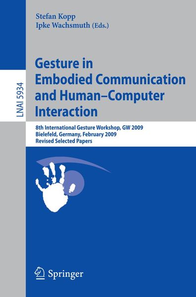 Produktbild: Gesture in Embodied Communication and Human Computer Interaction