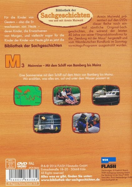 Produktbild: M3 - Mainreise/Mit dem Schiff von Bamberg bis Mainz (Bibliothek der Sachgeschichten)