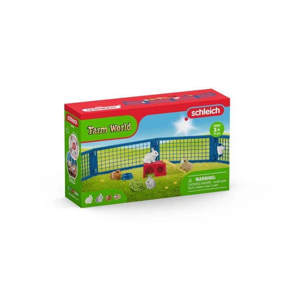 Produktbild: schleich&reg; Farm World Zuhause f&uuml;r Kaninchen und Meerschweinchen
