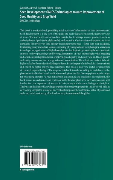Produktbild: Seed Development: OMICS Technologies toward Improvement of Seed Quality and Crop Yield