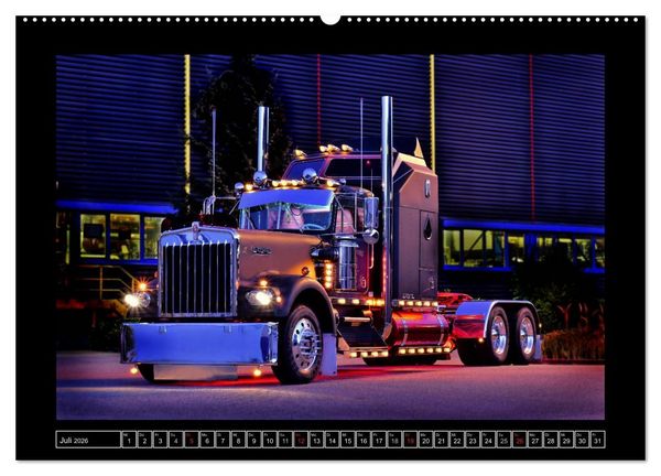 Produktbild: Kenworth W900A EXTHD (hochwertiger Premium Wandkalender 2026 DIN A2 quer), Kunstdruck in Hochglanz