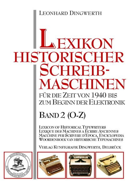 Produktbild: Lexikon historischer Schreibmaschinen - Band 2 (O-Z)