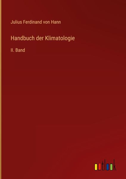 Produktbild: Handbuch der Klimatologie