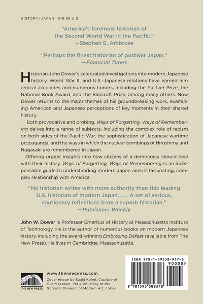 Produktbild: Ways of Forgetting, Ways of Remembering