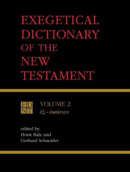 Produktbild: Exegetical Dictionary of the New Testament, Vol. 2