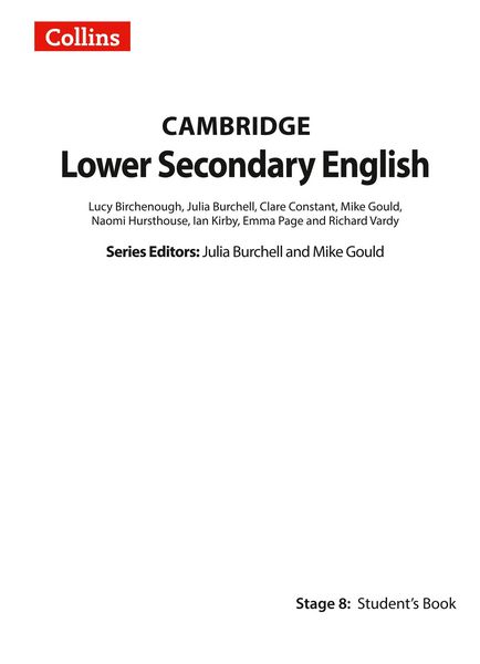 Produktbild: LOWER SECONDARY ENG SB8 2E
