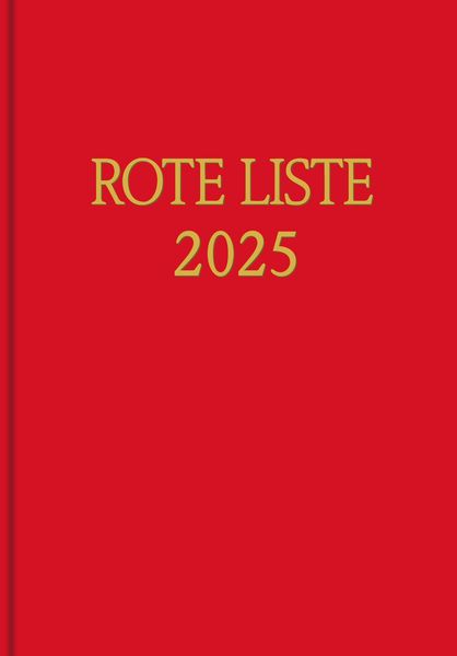 ROTE LISTE 2025 Buchausgabe Einzelausgabe, Gebundene Ausgabe von , Rote Liste Service GmbH, 978-3-911149-11-2