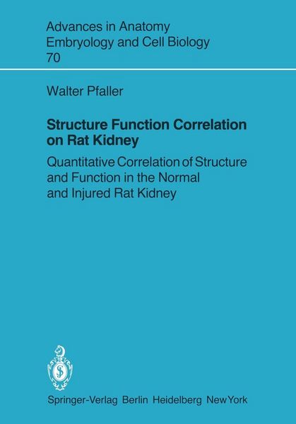 Produktbild: Structure Function Correlation on Rat Kidney