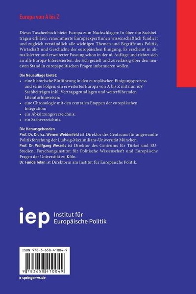 Produktbild: Europa von A bis Z