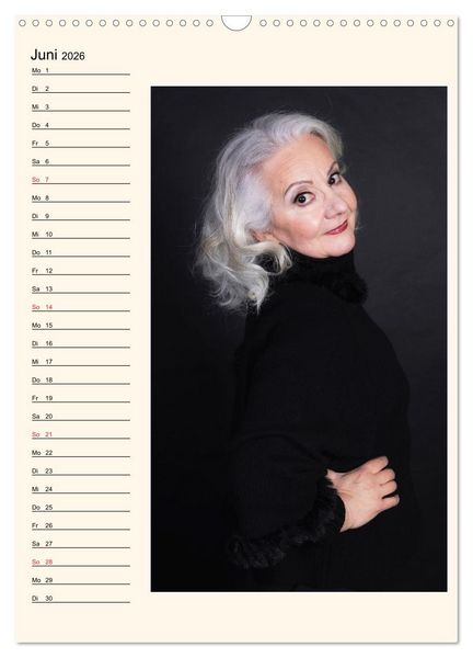 Produktbild: Silberhaar (Wandkalender 2026 DIN A3 hoch), CALVENDO Monatskalender