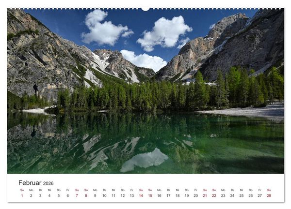 Produktbild: Magie der Bergseen &ndash; Spiegelungen im Licht der Berge (Wandkalender 2026 DIN A2 quer), CALVENDO Monatskalender