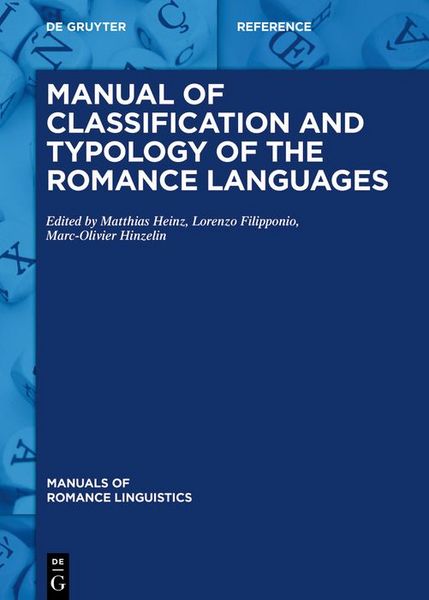 Produktbild: Manual of Classification and Typology of the Romance Languages