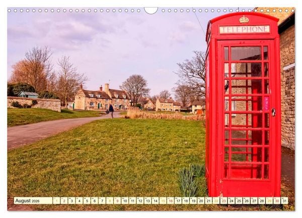 Produktbild: Die bekannteste Telefonzelle der Welt - Telephone Booth (Wandkalender 2026 DIN A3 quer), CALVENDO Monatskalender
