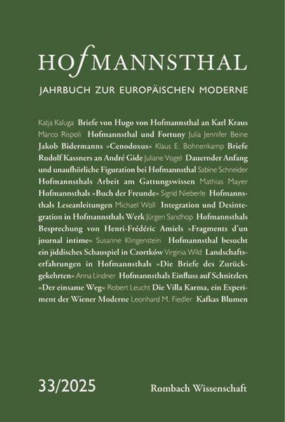 Produktbild: Hofmannsthal