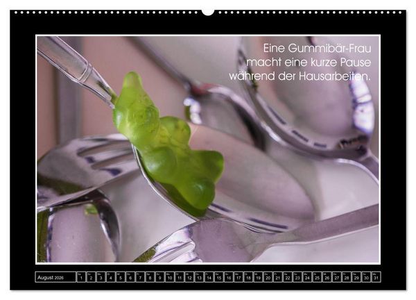 Produktbild: Wissenswertes aus der Welt der Gummib&auml;ren (hochwertiger Premium Wandkalender 2026 DIN A2 quer), Kunstdruck in Hochglanz