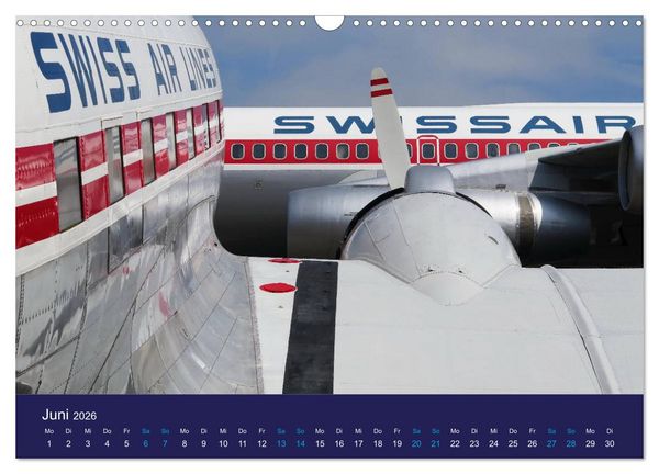 Produktbild: Seltene Luftfahrt Perspektiven (Wandkalender 2026 DIN A3 quer), CALVENDO Monatskalender