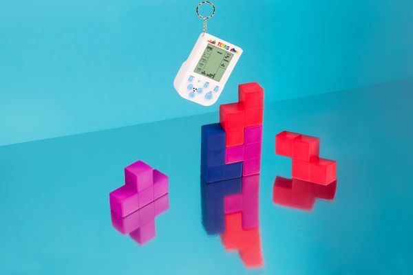 Produktbild: Tetris Schl&uuml;sselanh&auml;nger Spiel