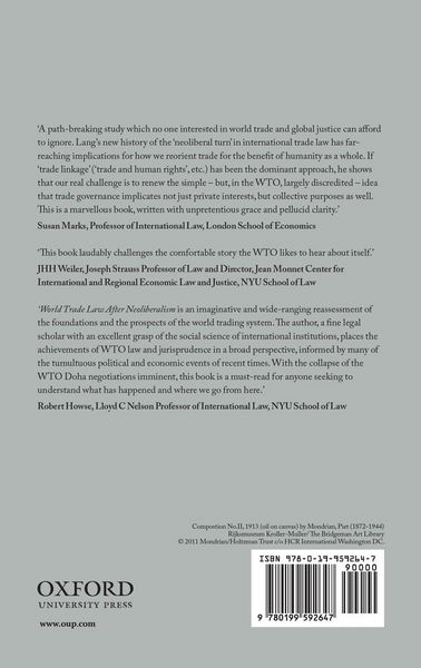 Produktbild: World Trade Law After Neoliberalism C