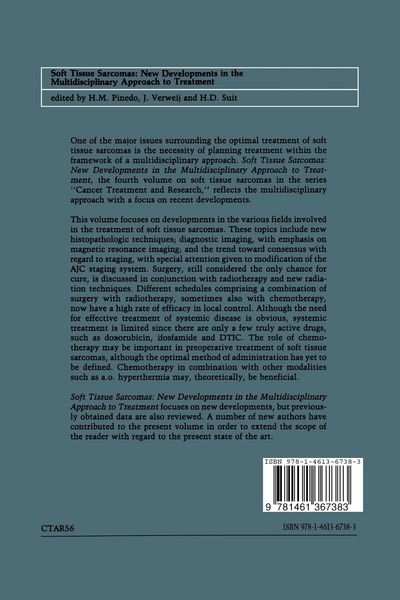 Produktbild: Soft Tissue Sarcomas: New Developments in the Multidisciplinary Approach to Treatment